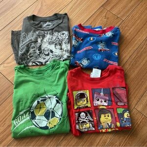 Kids Graphic Tee Bundle - Marvel, Thomas, Carter’s & LEGO Sz 4